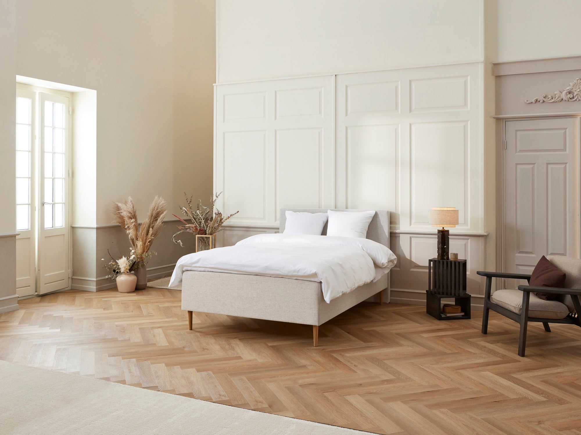 Fabrikkens Luksus Boxmadras Sand 140x200 Cm