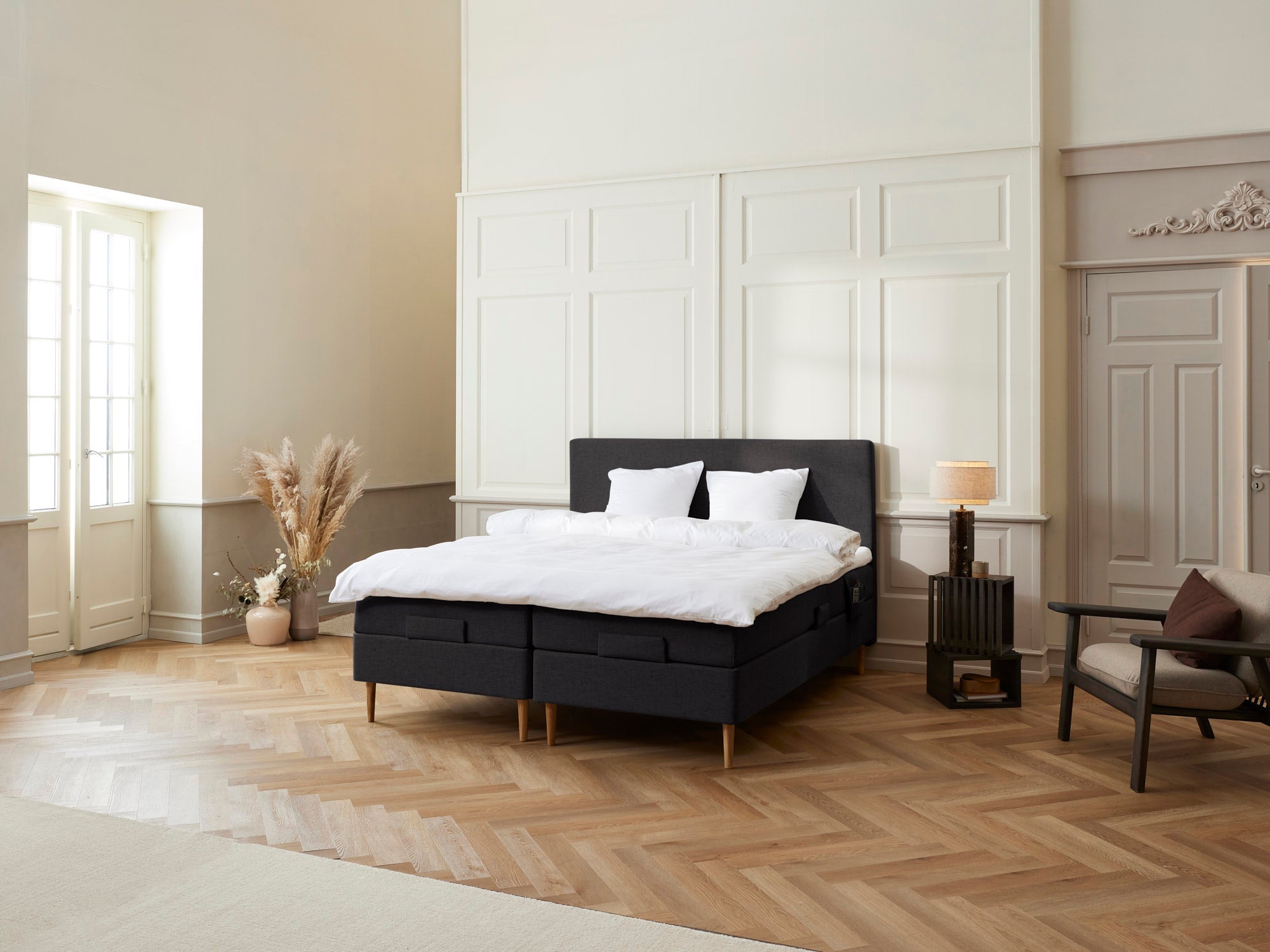 Fabrikkens Luksus Elevation Sort 210x210 Cm