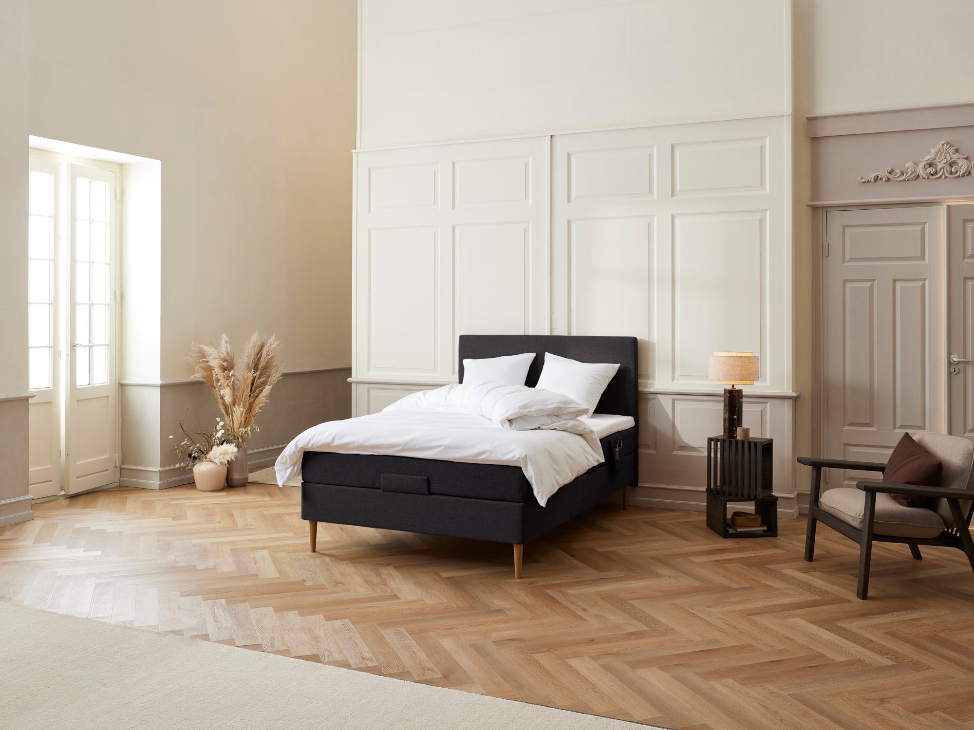 Fabrikkens Luksus Elevation Sort 120x200 Cm