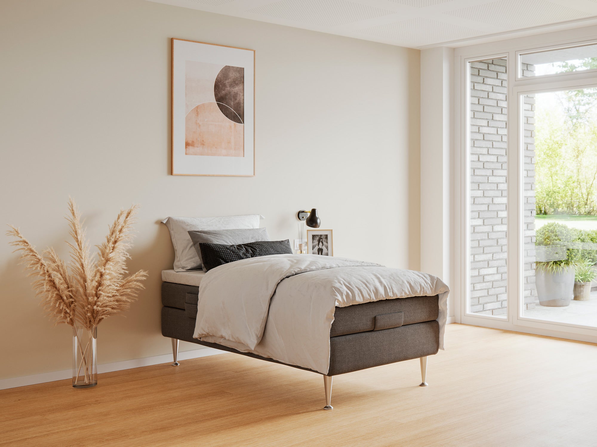 Fabrikkens Platin Elevation Antracit 80x200 Cm