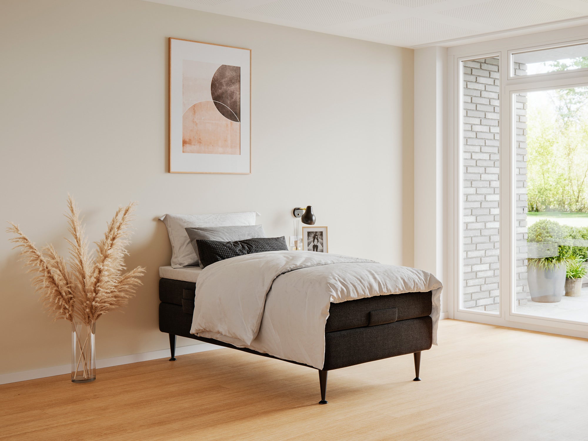 Fabrikkens Platin Elevation Sort 90x200 Cm