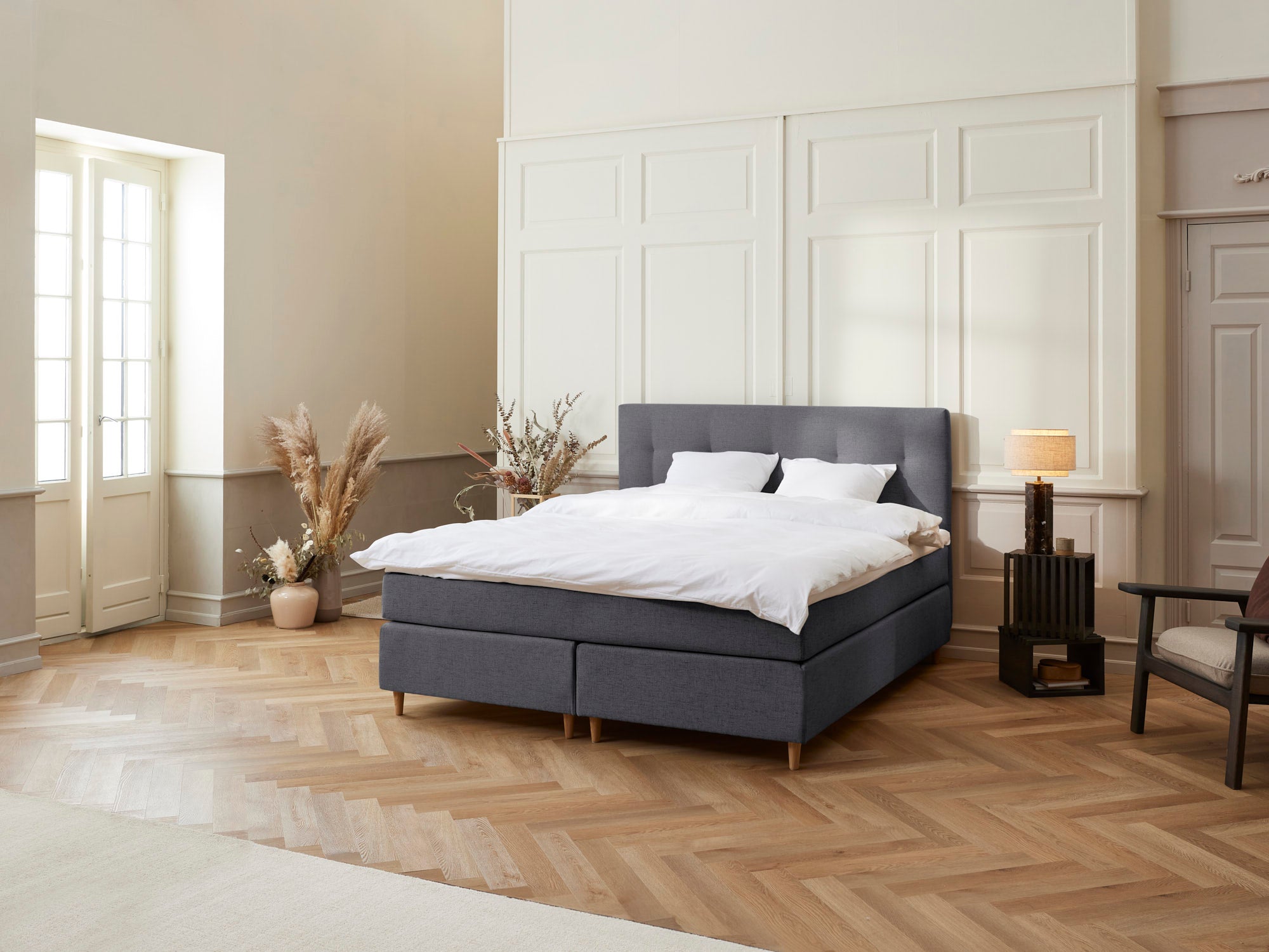 Fabrikkens Platin Kontinental Antracit 180x210 Cm