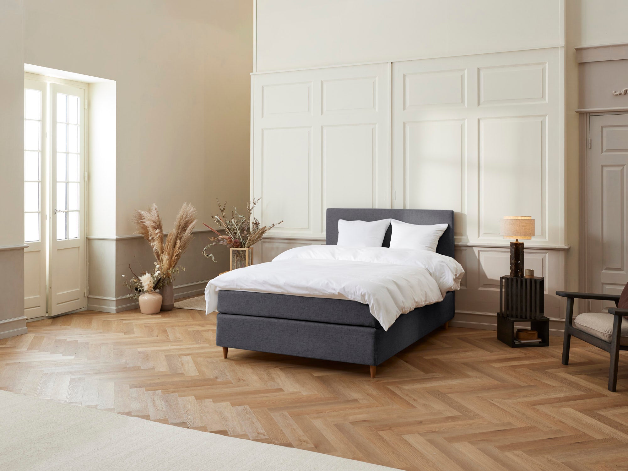 Fabrikkens Platin Kontinental Antracit 140x200 Cm
