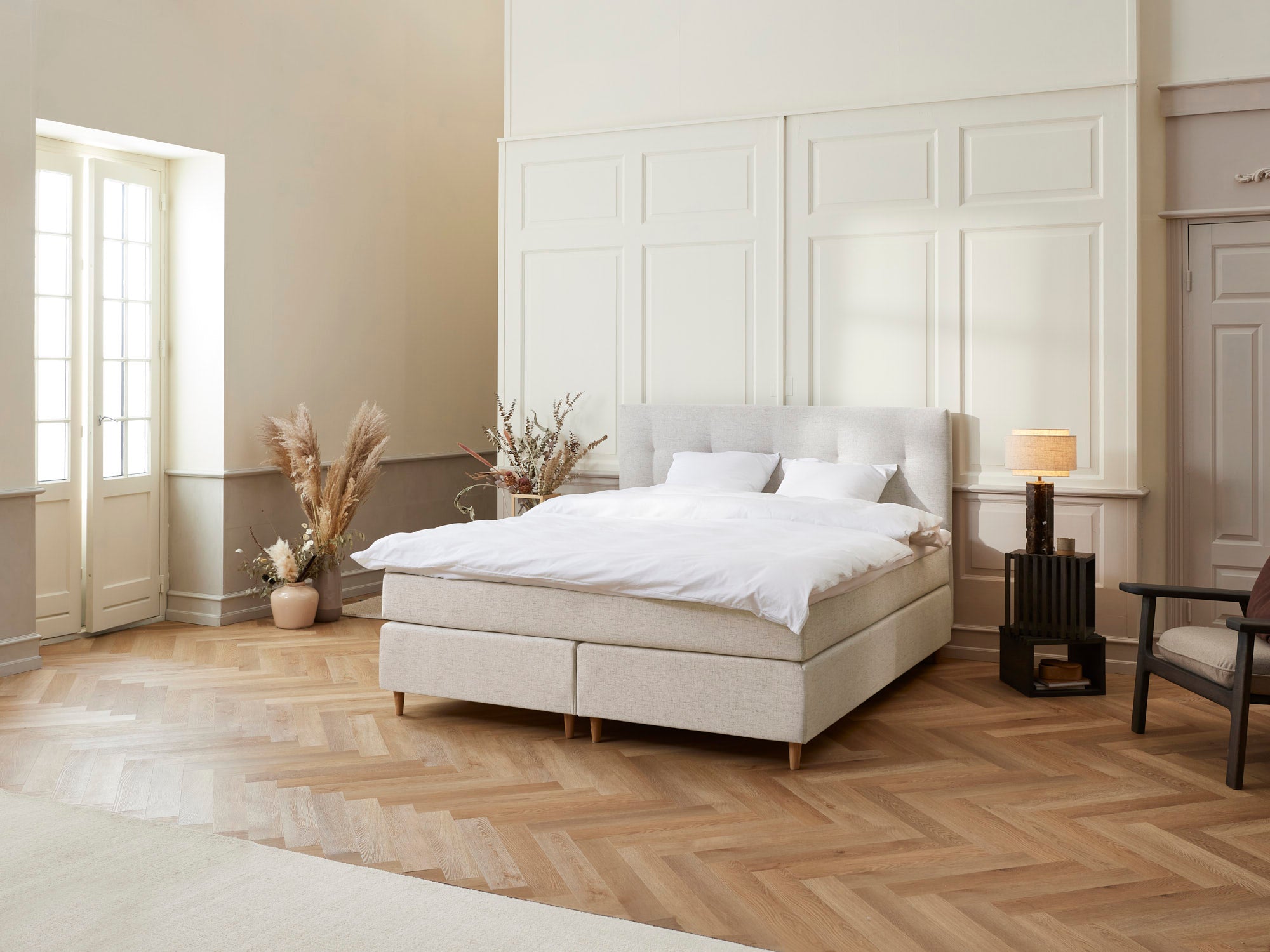 Fabrikkens Platin Kontinental Sand 160x200 Cm