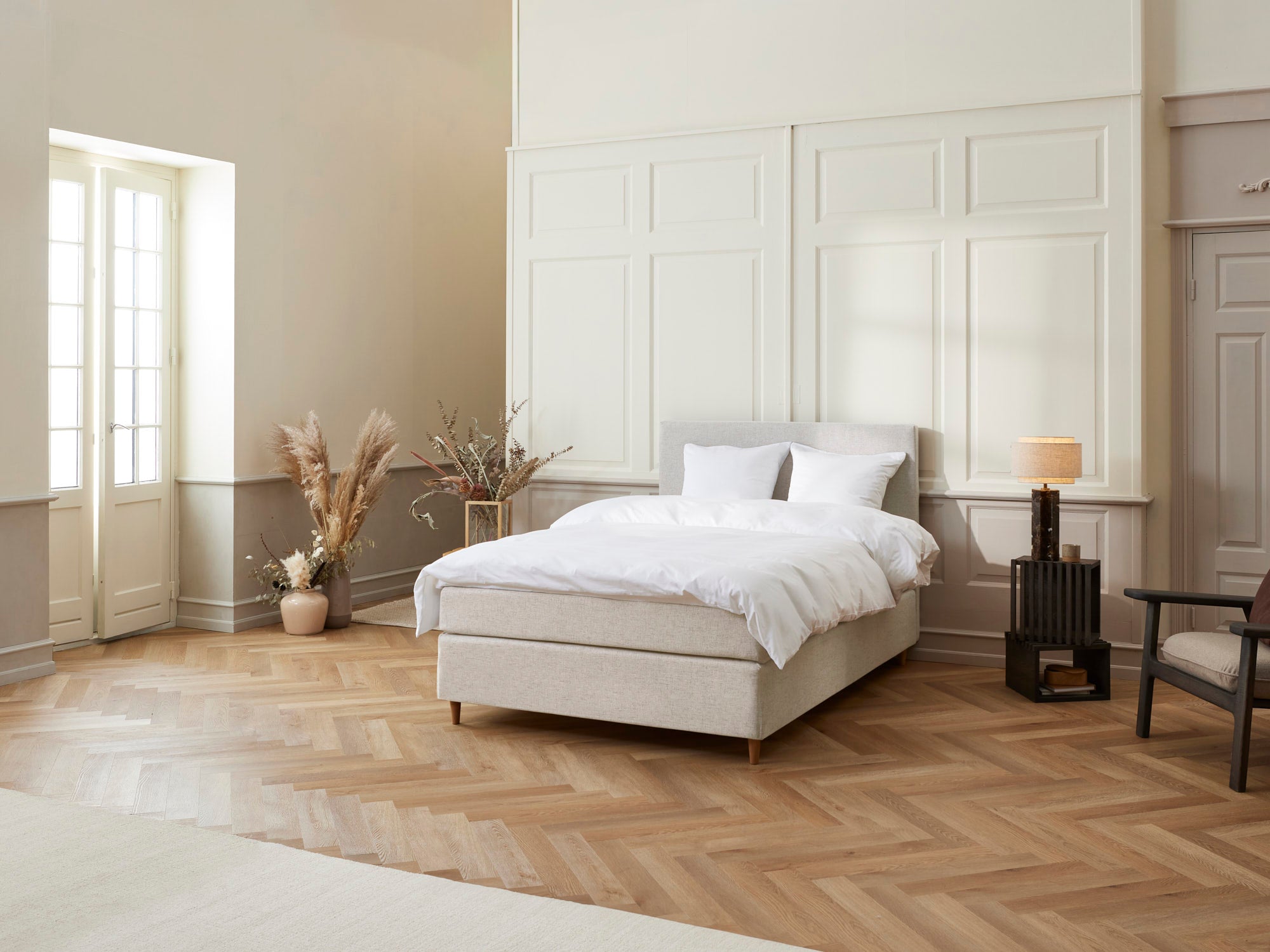 Fabrikkens Platin Kontinental Sand 140x200 Cm