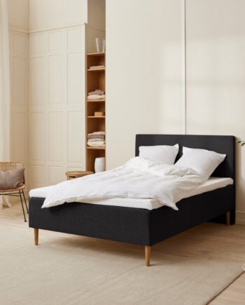 Fabrikkens Trykaflastende   Boxmadras  Sort  105x210 Cm