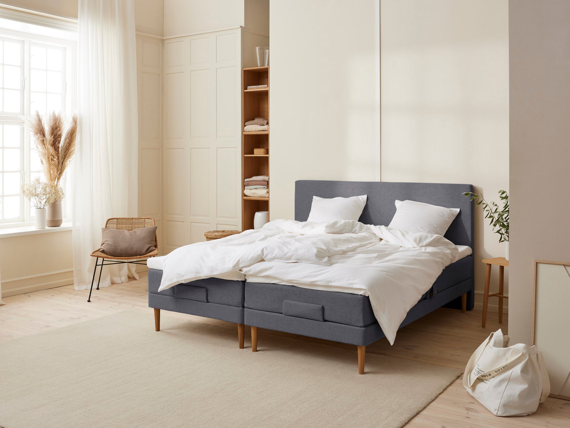 Fabrikkens Trykaflastende Elevation Antracit 210x210 Cm