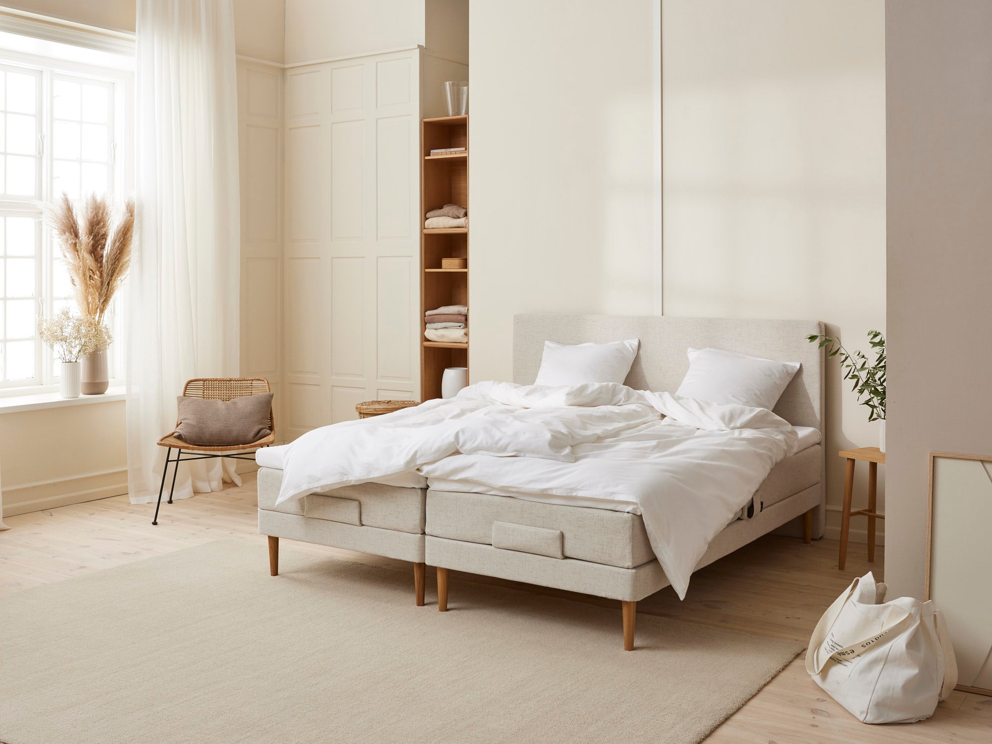 Fabrikkens Trykaflastende Elevation Sand 210x210 Cm