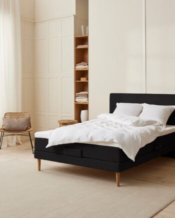 Fabrikkens Trykaflastende   Elevation  Sort  120x200 Cm