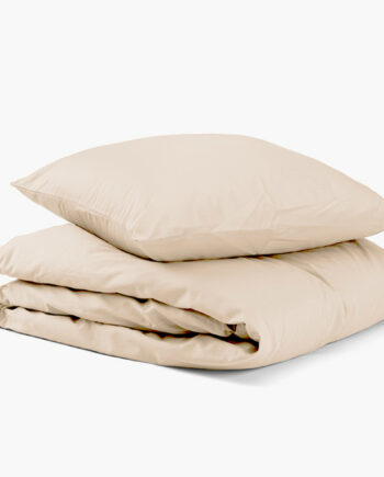 Satin Sengesæt 200x220 Beige