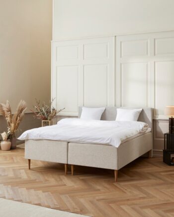 Fabrikkens Luksus   Boxmadras  Sand  160x200 Cm