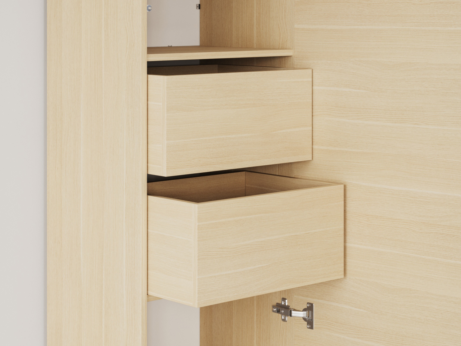 M1 Skab Høj Model 50cm Farve Skab: Kejser Eg Front: Kejser Eg