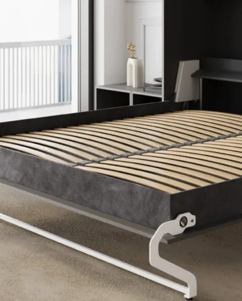 M3 Skabsseng  Høj Model 180x200cm Farve Skab: Antracit  Front: Antracit
