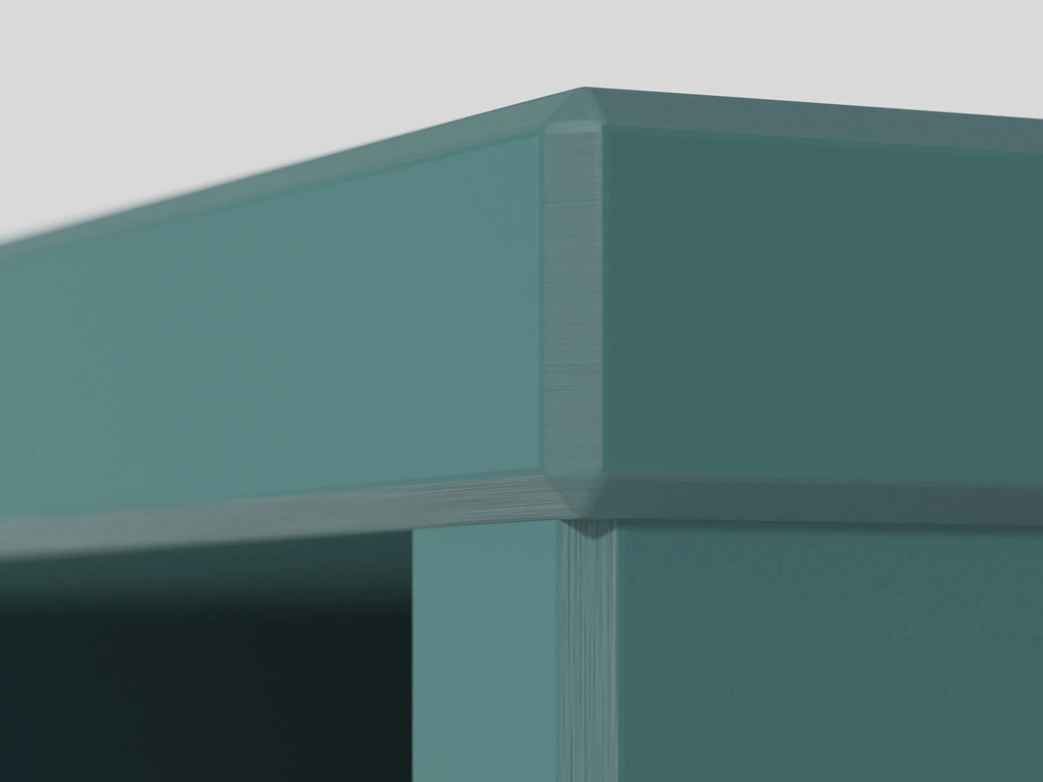 M3 Skabsseng Høj Model 100x200cm Farve Skab: Grøn Front: Grøn