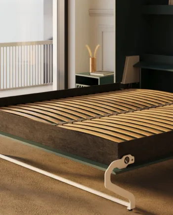 M3 Skabsseng  Høj Model 160x200cm Farve Skab: Grøn  Front: Grøn