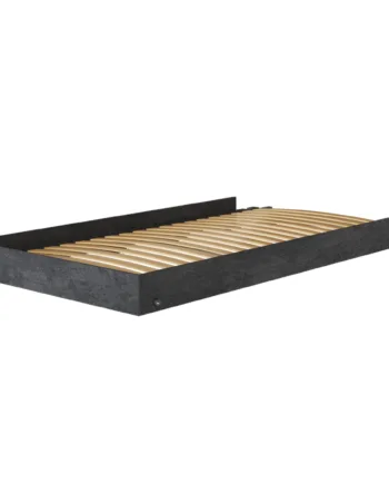 M3 Skabsseng  Høj Model 100x200cm Farve Skab: Hvid  Front: Hvid