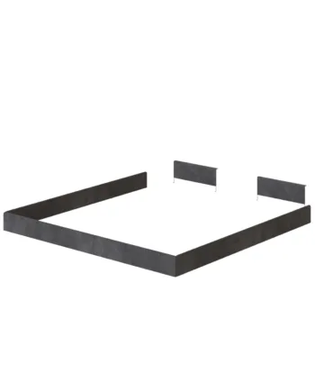 Sengeramme Til M1 Skabsseng  180cm Farve Skab: Hvid  Front: Hvid