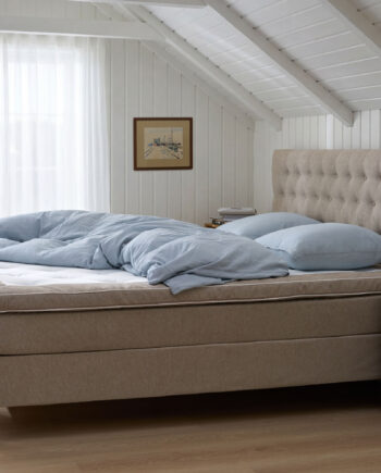 Sava Kontinentalseng 180x200 Inkl  Gavl Beige